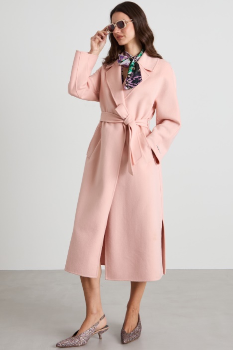 Double fabric robe coat Intrend