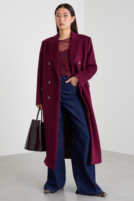 Long broadcloth coat Intrend