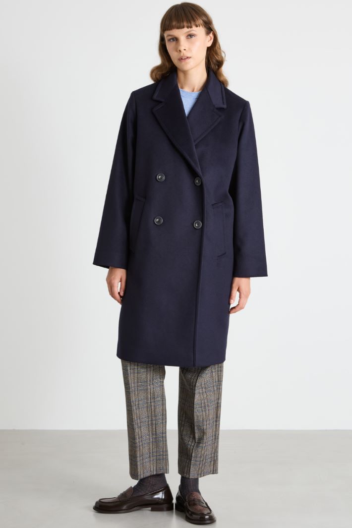 Double-breasted drap coat Intrend - 2