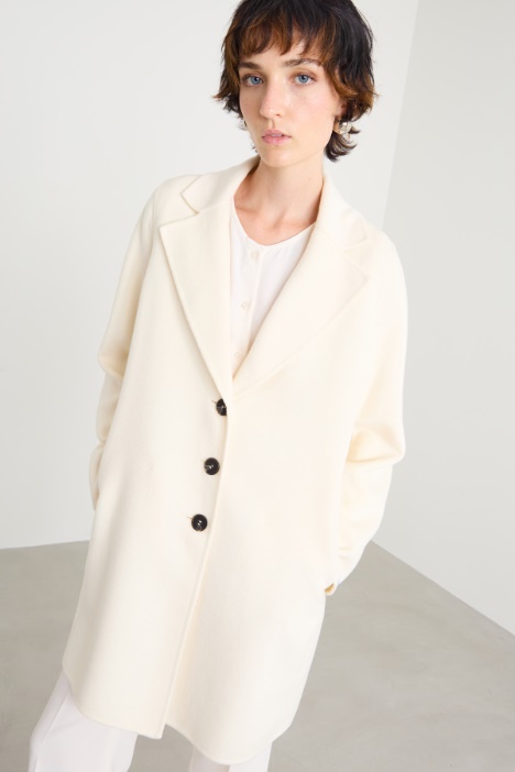 Cappotto in doppio drap