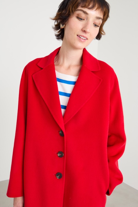 Cappotto in doppio drap