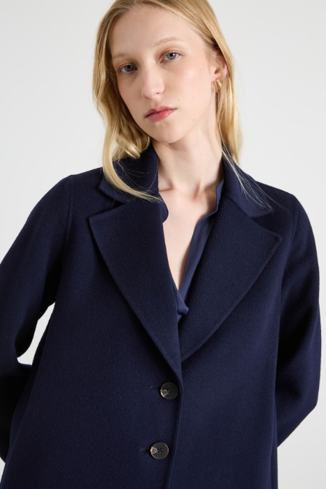 Cappotto in doppio drap