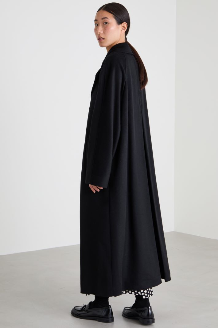 Cappotto lungo in drap di lana Intrend - 3