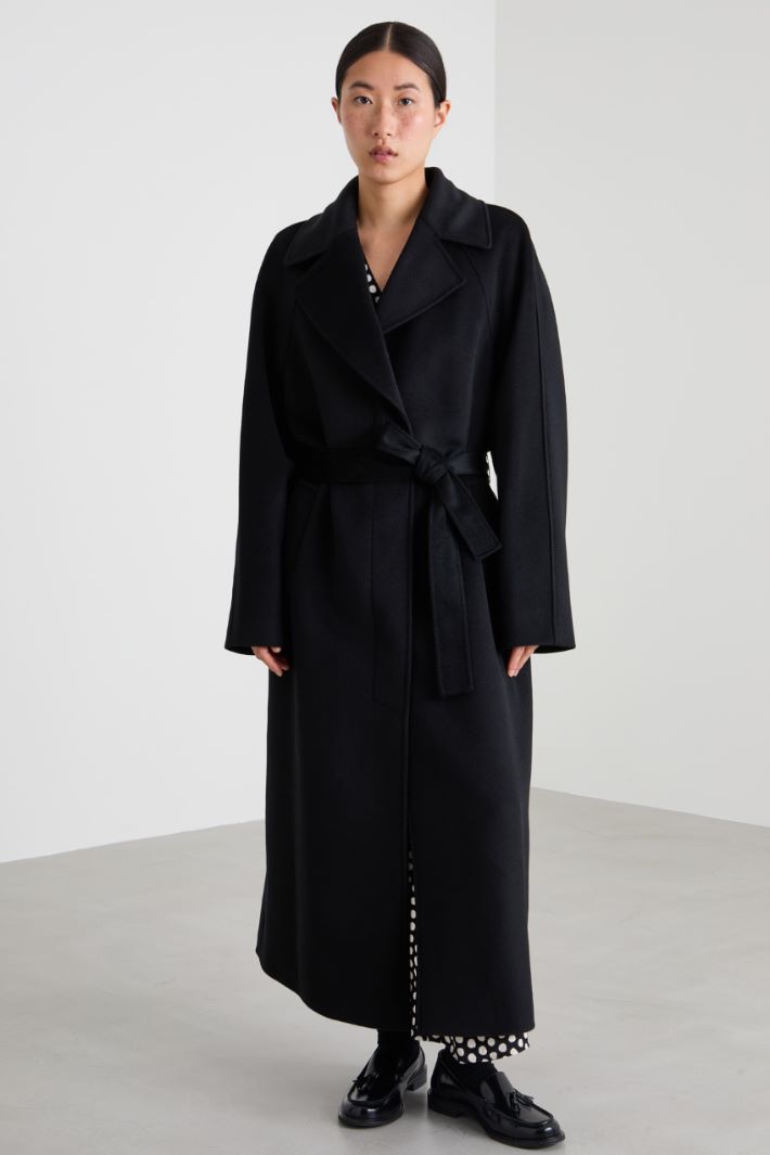 Cappotto lungo in drap di lana Intrend - 2