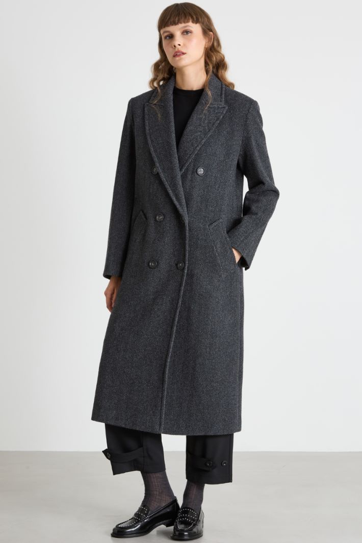 Double-breasted coat Intrend - 2