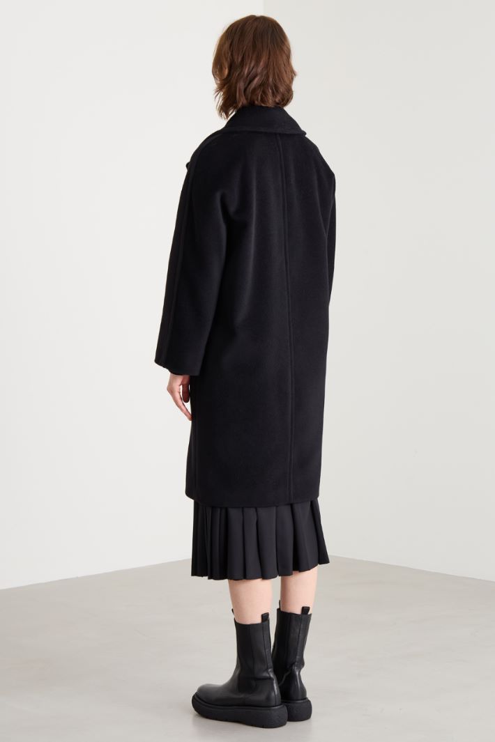 Double-breasted coat with maxi lapels Intrend - 4