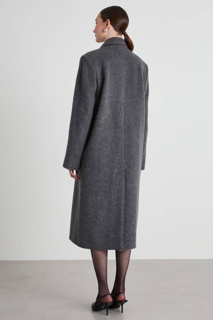Cappotto dritto in beaver Intrend - 3