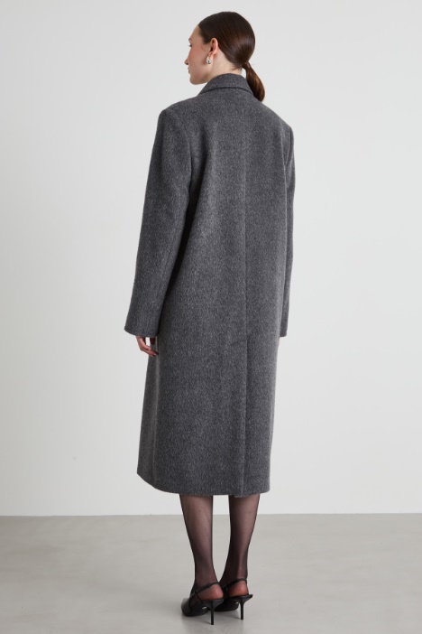 Abrigo recto de beaver