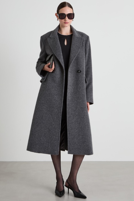 Cappotto dritto in beaver Intrend