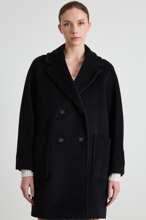 Double-breasted beaver coat Intrend - 2