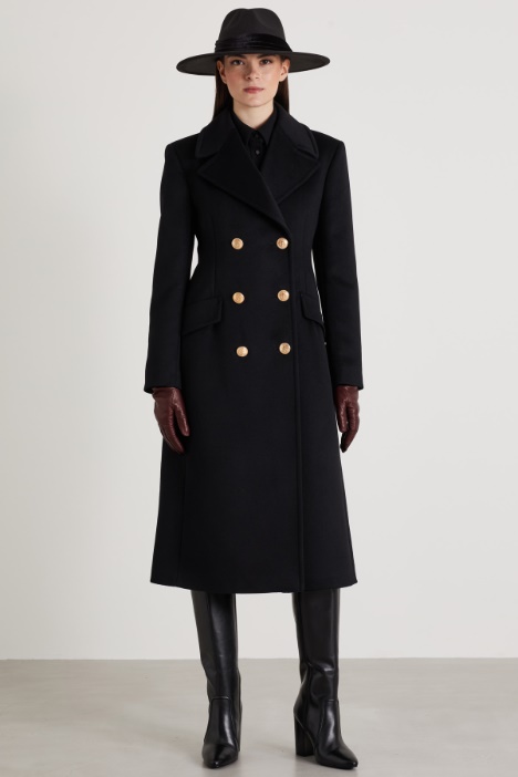 Slim fit drap coat Intrend