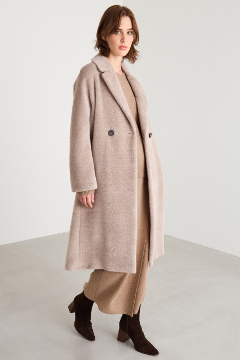 Cappotto doppiopetto lungo