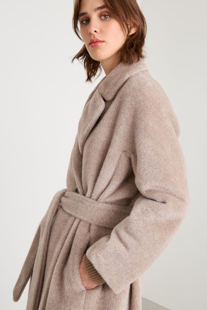Cappotto doppiopetto lungo Intrend - 3
