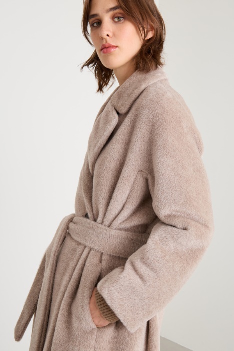 Cappotto doppiopetto lungo