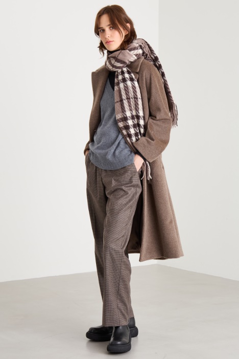 Double-breasted beaver coat Intrend