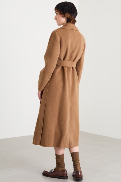 Cappotto lungo in panno