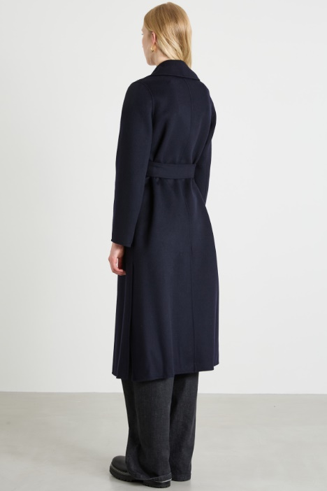 Cappotto lungo in panno