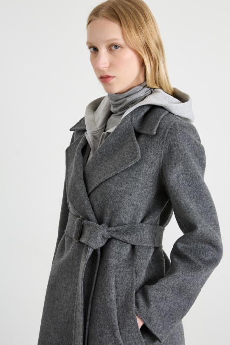 Cappotto lungo in panno Intrend - 2