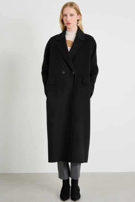 Cappotto lungo in panno