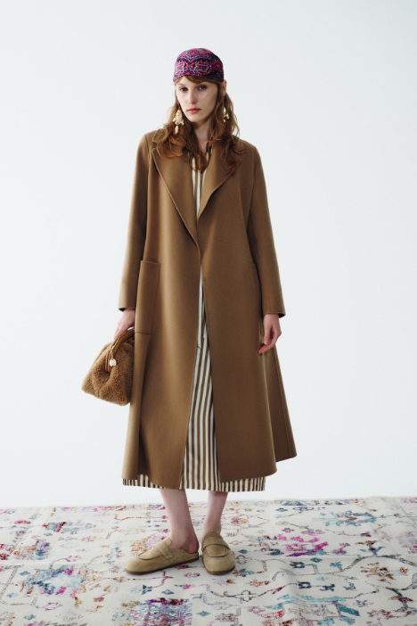 Wool coat with belt Intrend - 4