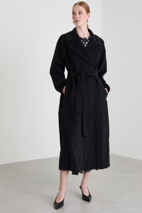 Wool coat with belt Intrend - 2
