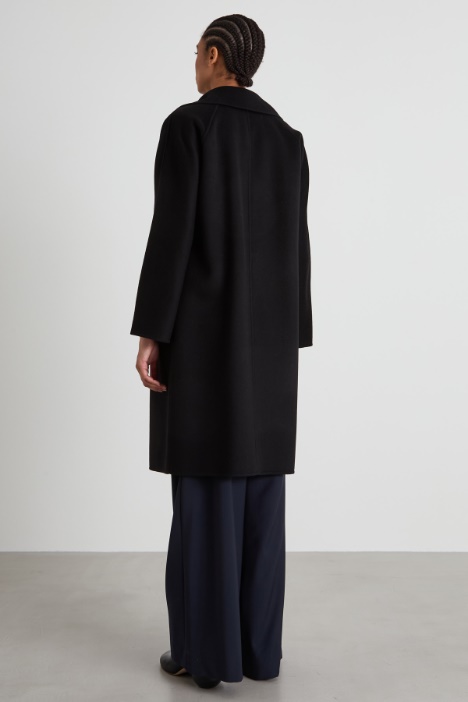 Abrigo de paño de lana