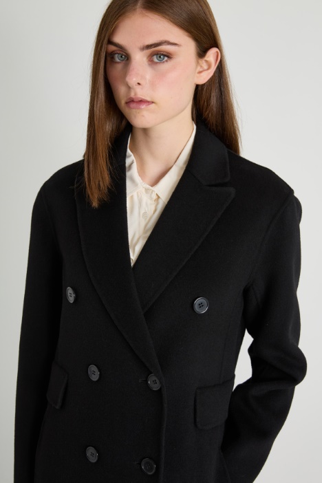 Abrigo de paño de lana