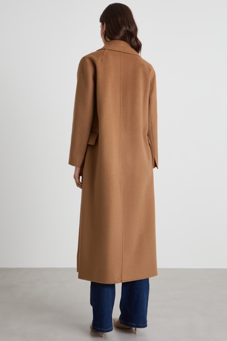 Cappotto a vestaglia in drap