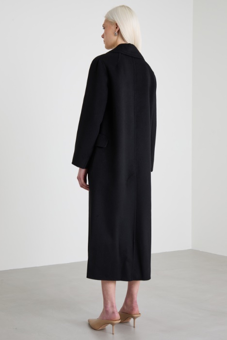 Cappotto a vestaglia in drap