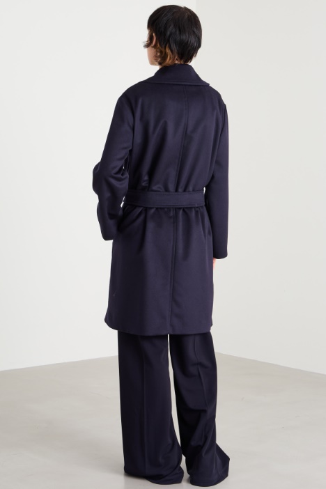 Cappotto in drap zibellinato