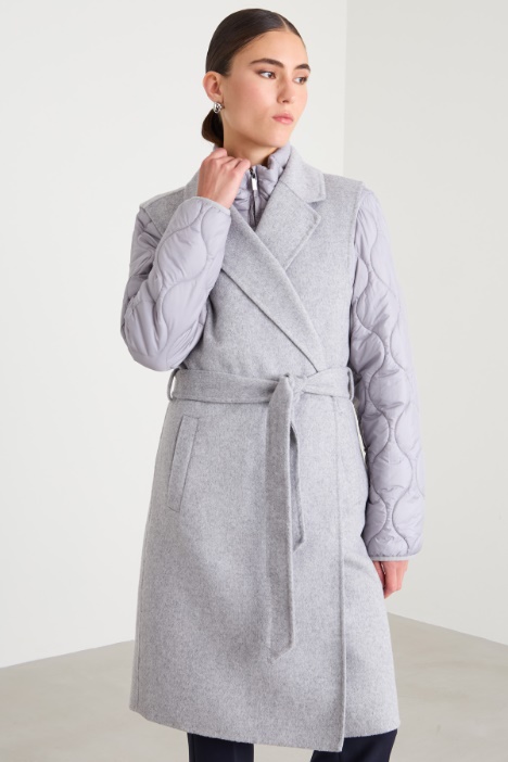 Chaqueta acolchada de dos piezas