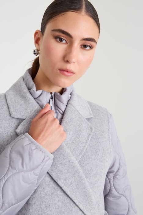 Chaqueta acolchada de dos piezas