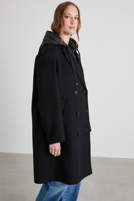 Cappotto con gilet imbottito