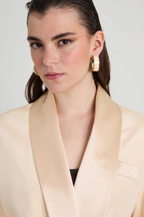 Blazer destrutturato in seta