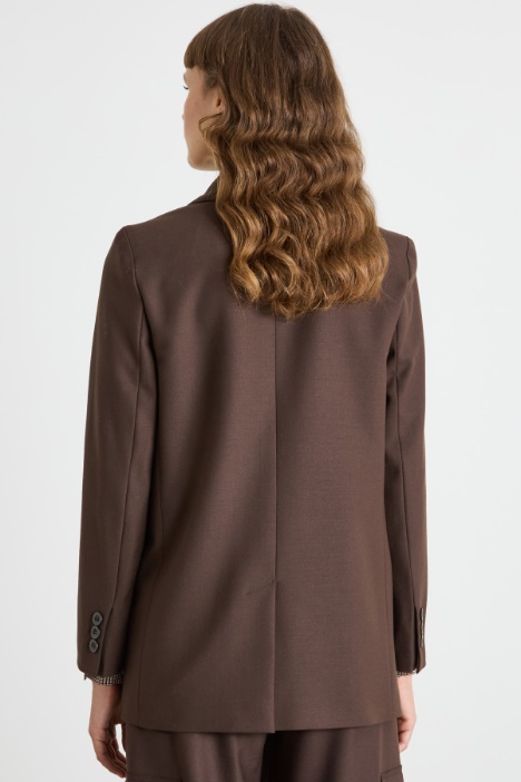 Blazer monopetto con bottone singolo