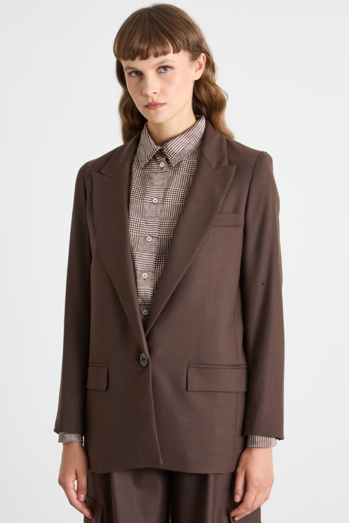 Blazer monopetto con bottone singolo Intrend - 2