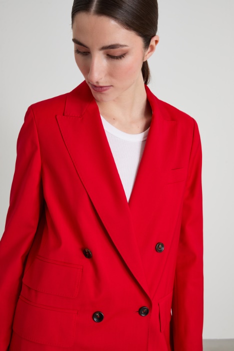 Blazer in tela di lana