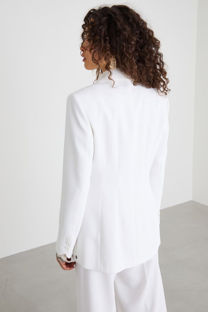 Single-breasted twill blazer Intrend - 2