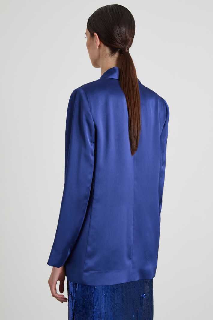 Blazer de satén Intrend - 2