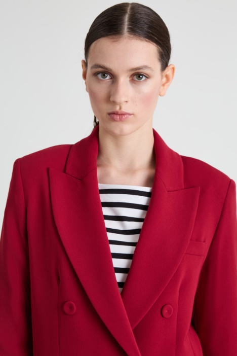 Blazer doppiopetto in cady