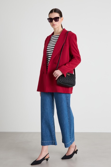 Double-breasted cady blazer Intrend