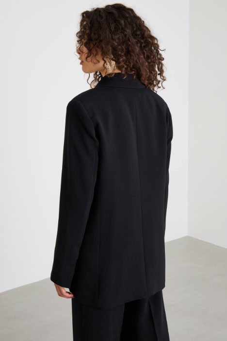 Blazer cruzado de cady