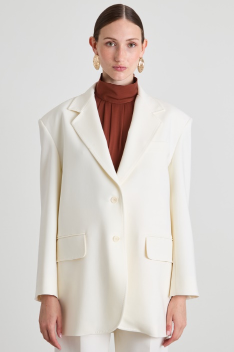 Oversized wool crêpe blazer Intrend