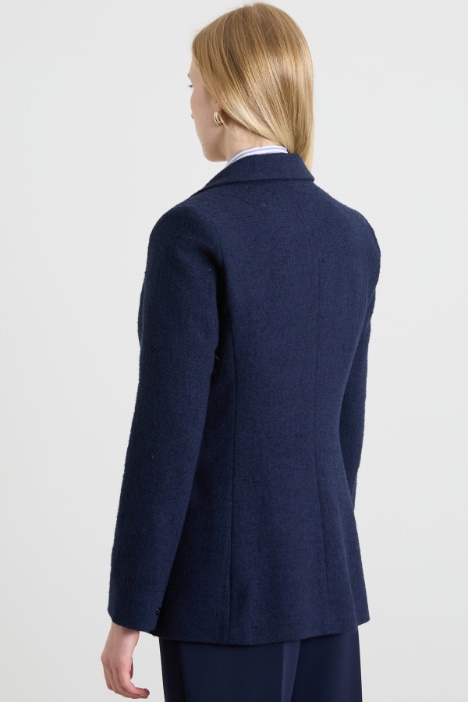 Blazer in tweed bouclé