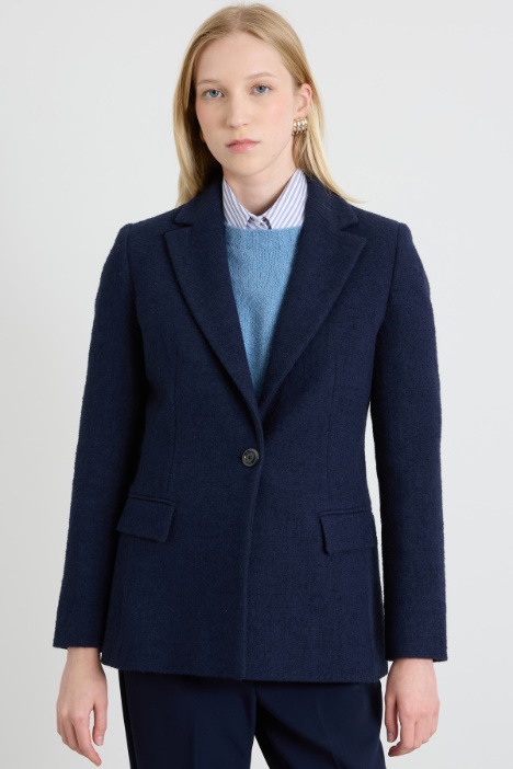 Tweed bouclé blazer Intrend