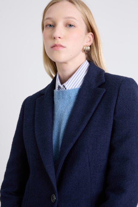 Blazer in tweed bouclé