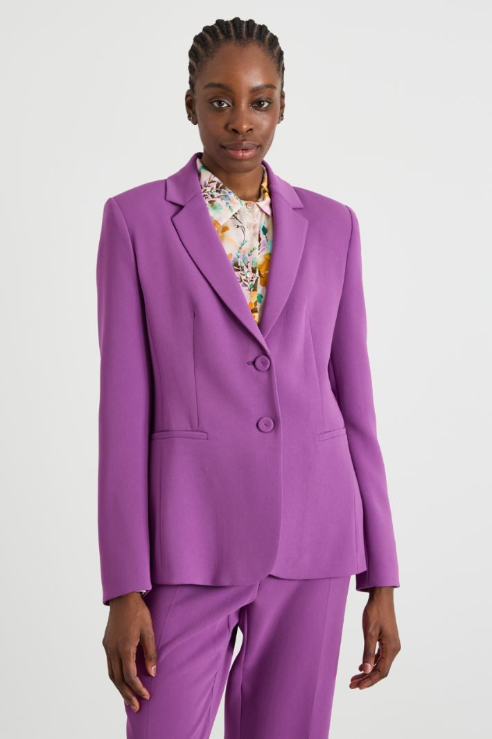 Slim single-breasted blazer Intrend