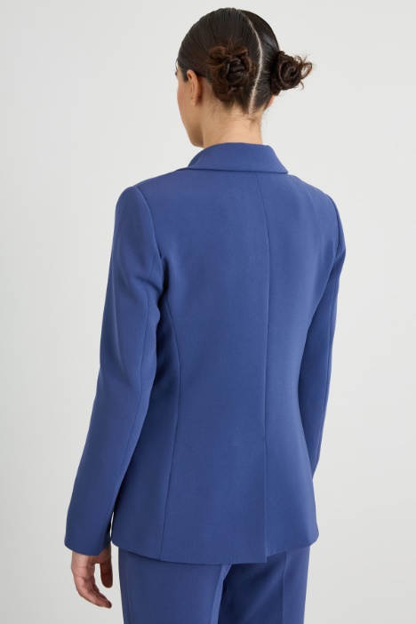 Blazer monopetto in crépe