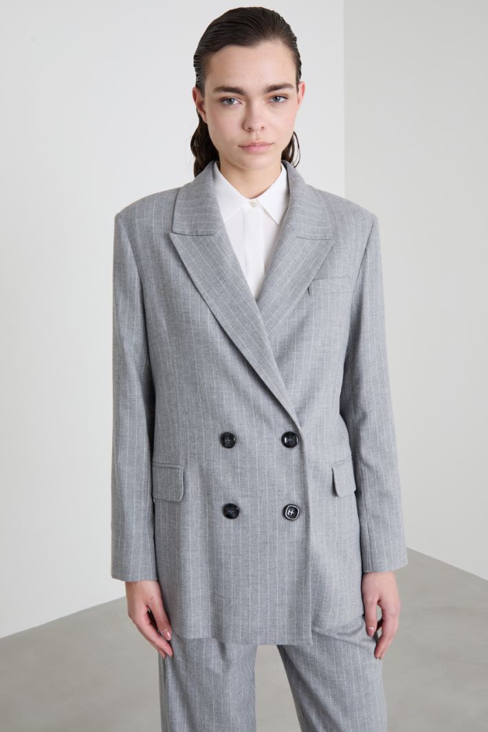 Blazer dritto doppiopetto