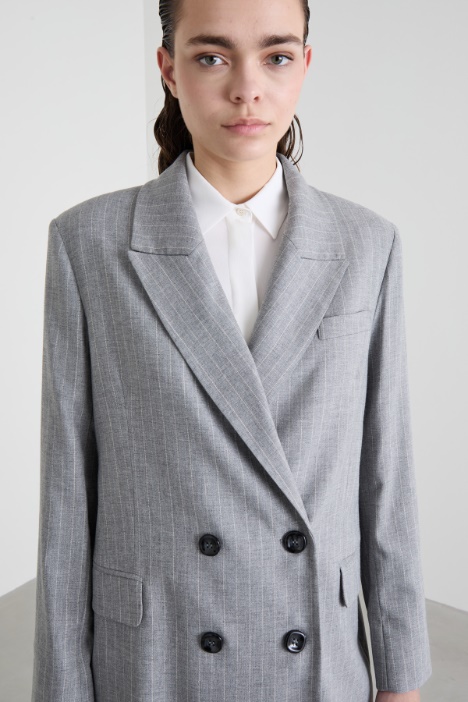 Blazer dritto doppiopetto